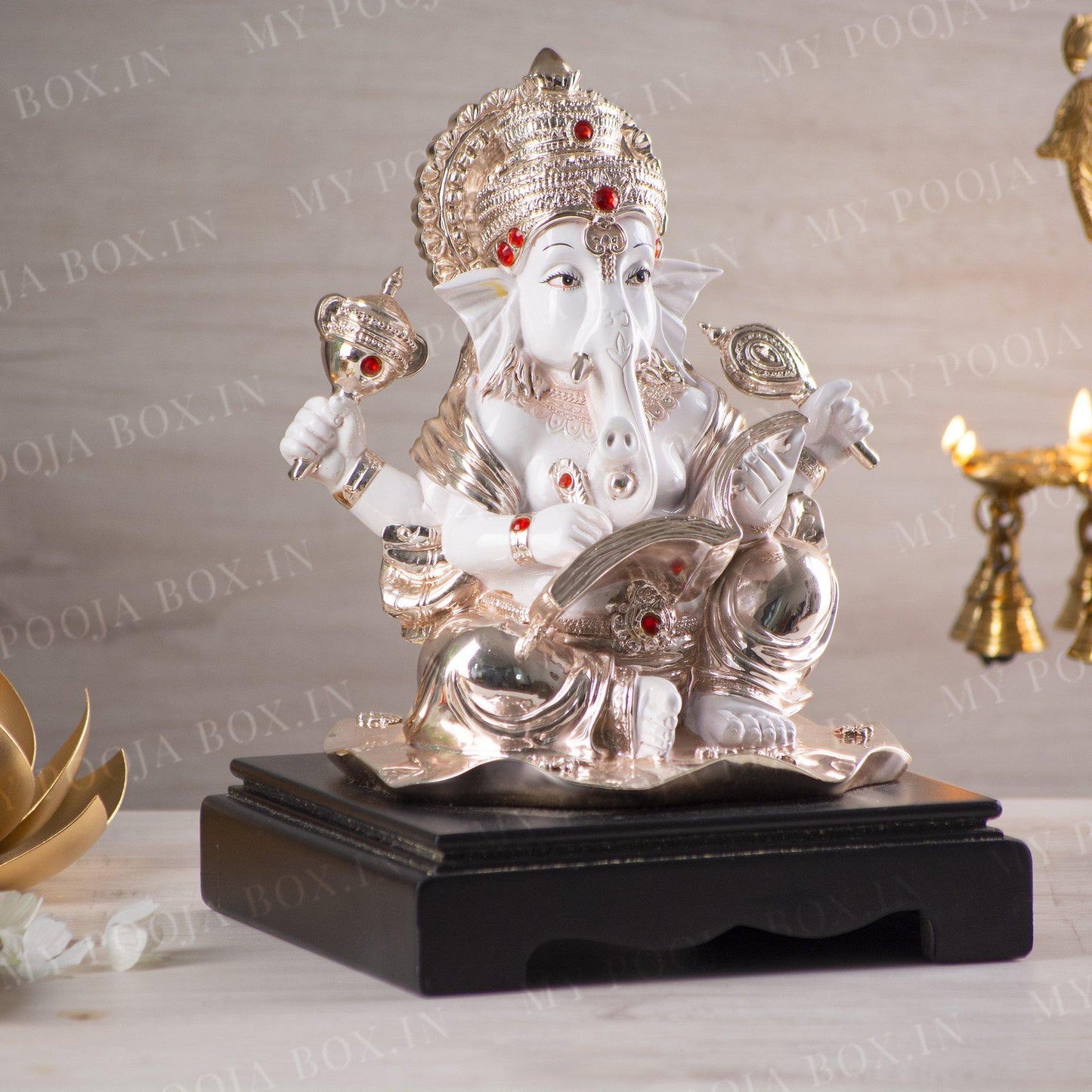 Auspicious Rose Gold Ganesha
