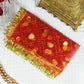 Chowki Cover With Golden Sequence Beads