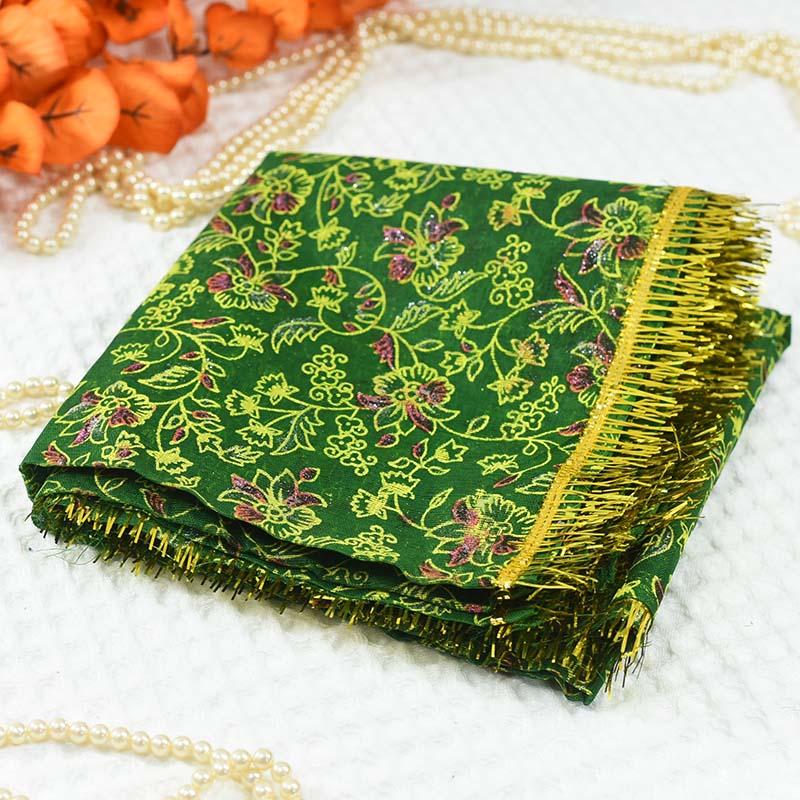 Designer Green Chunari
