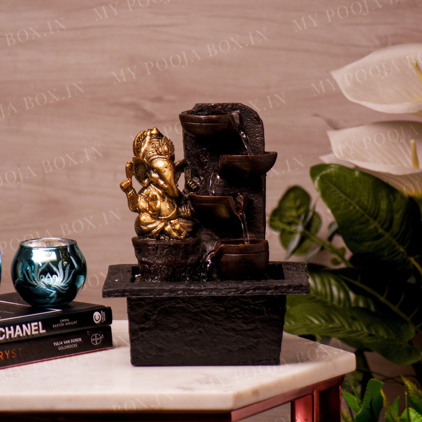 Dazzling Lord Ganesha Water Fountain