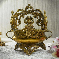 Antique Laxmi Brass Urli