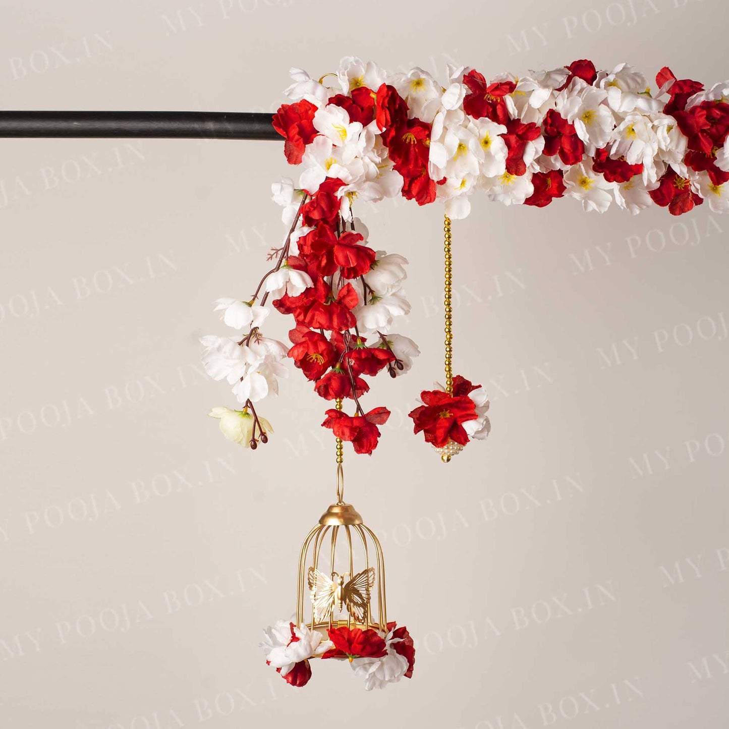 Decorative Bandhanwar With T-Light Candle Holder