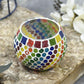 Gorgeous Handcrafted Colorful Mosaic T-light Holder