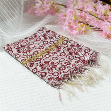 Beautiful Floral Pattern Kota Check Dupatta