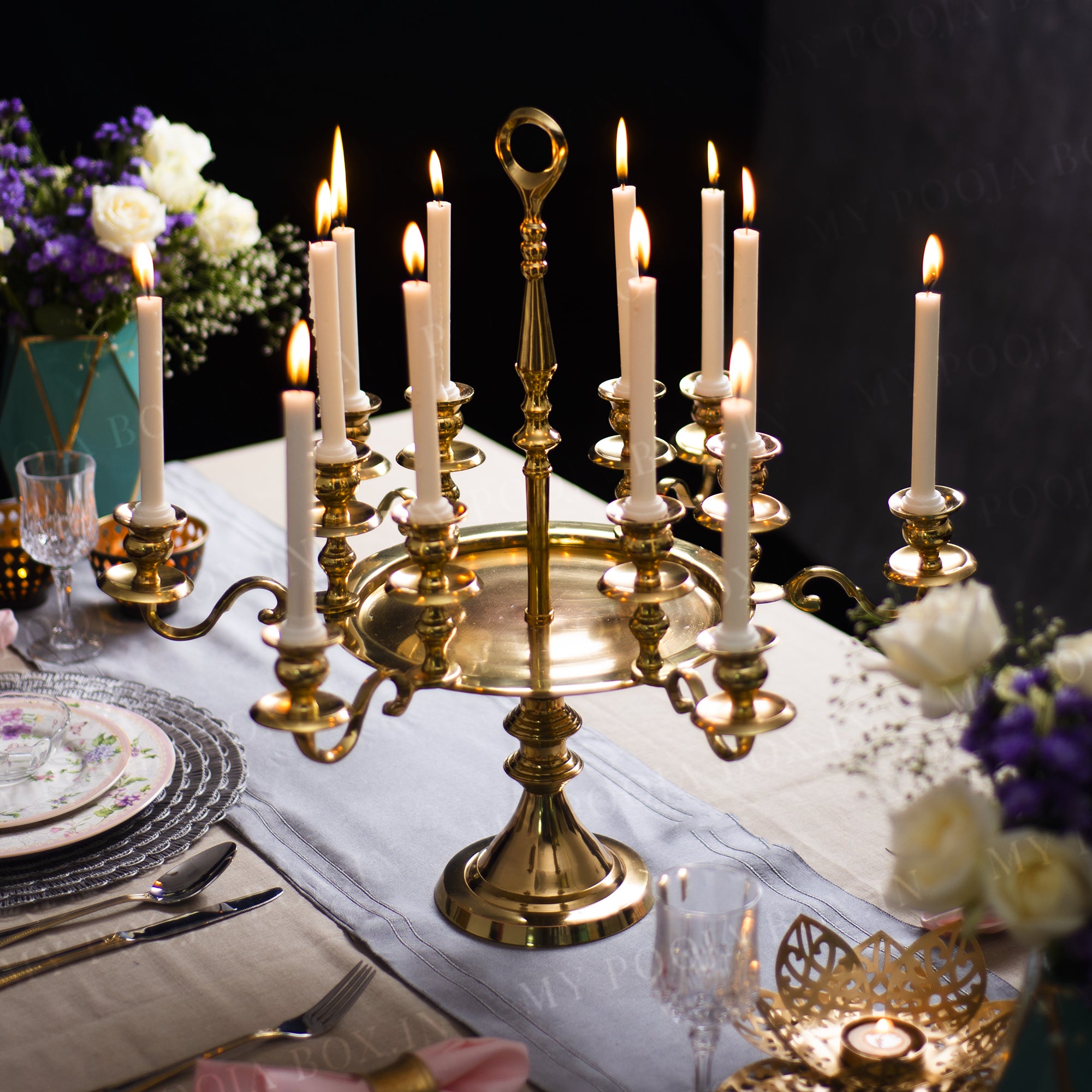 Royal Dinner Table Candle Stand