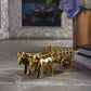 Handcrafted Brass Bullock Cart