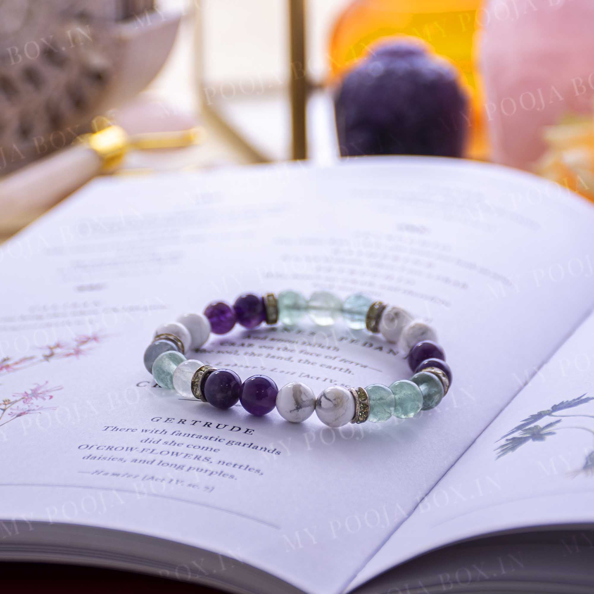 Clarity of Thought Natural Crystal Healing Bracelet