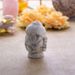 Howlite Natural Crystal Buddha Head