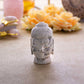 Howlite Natural Crystal Buddha Head