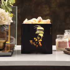 Guru Nanak Ji Himalayan Salt Lamp Basket