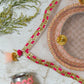 Beautiful Peach Thali Cover