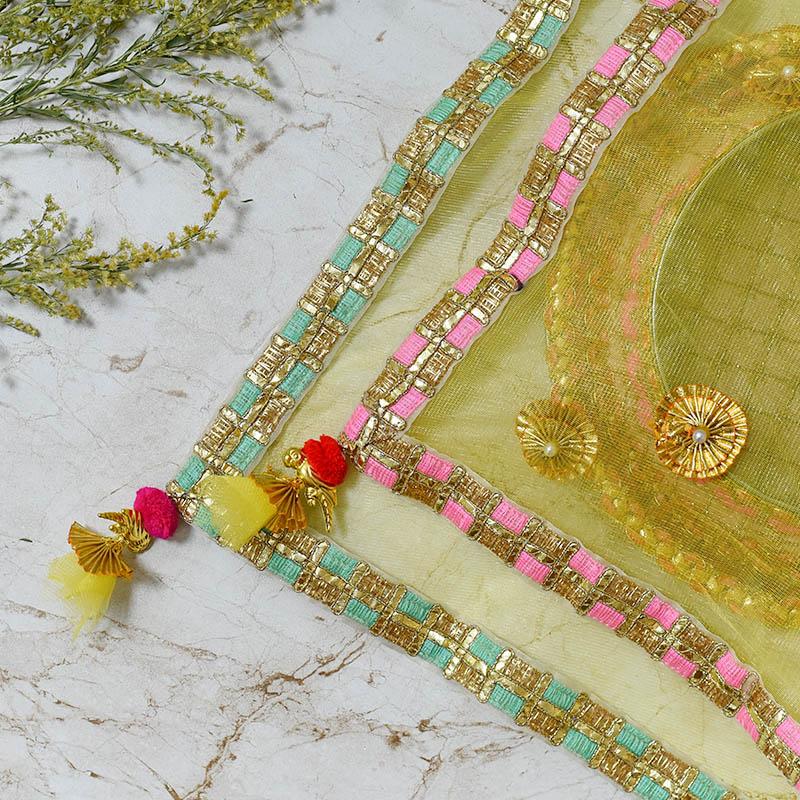 Tuscan Yellow Thali Cover