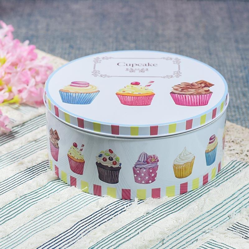 Flora Round Tin Case Set of 5
