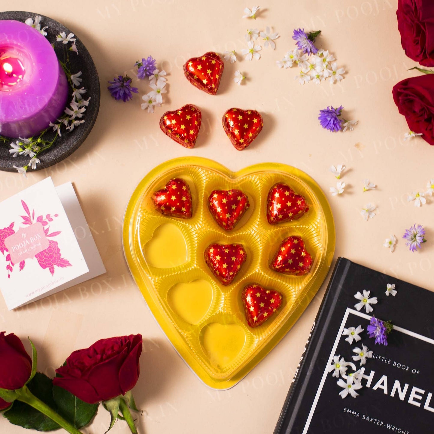 Valentine's Heart Chocolate Box
