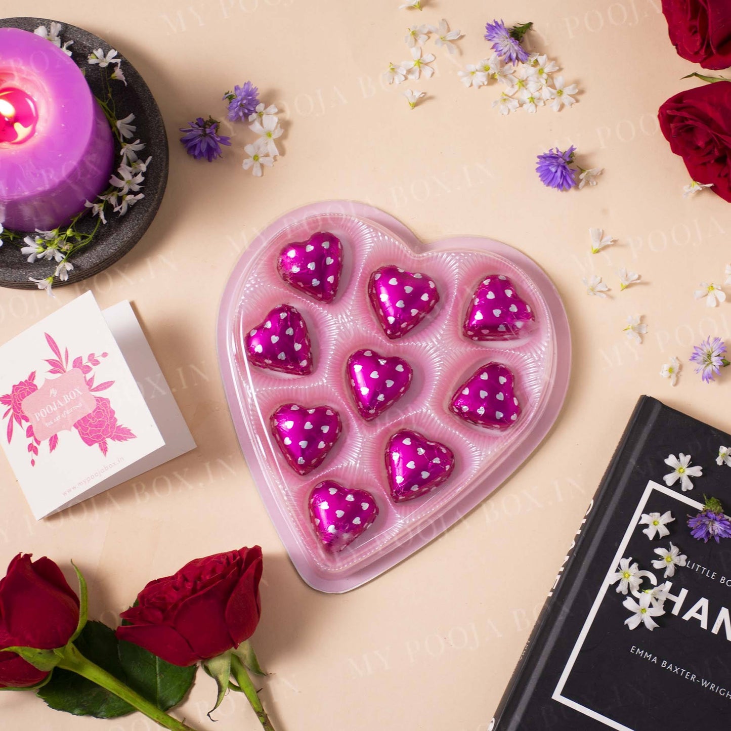 Valentine's Heart Chocolate Box