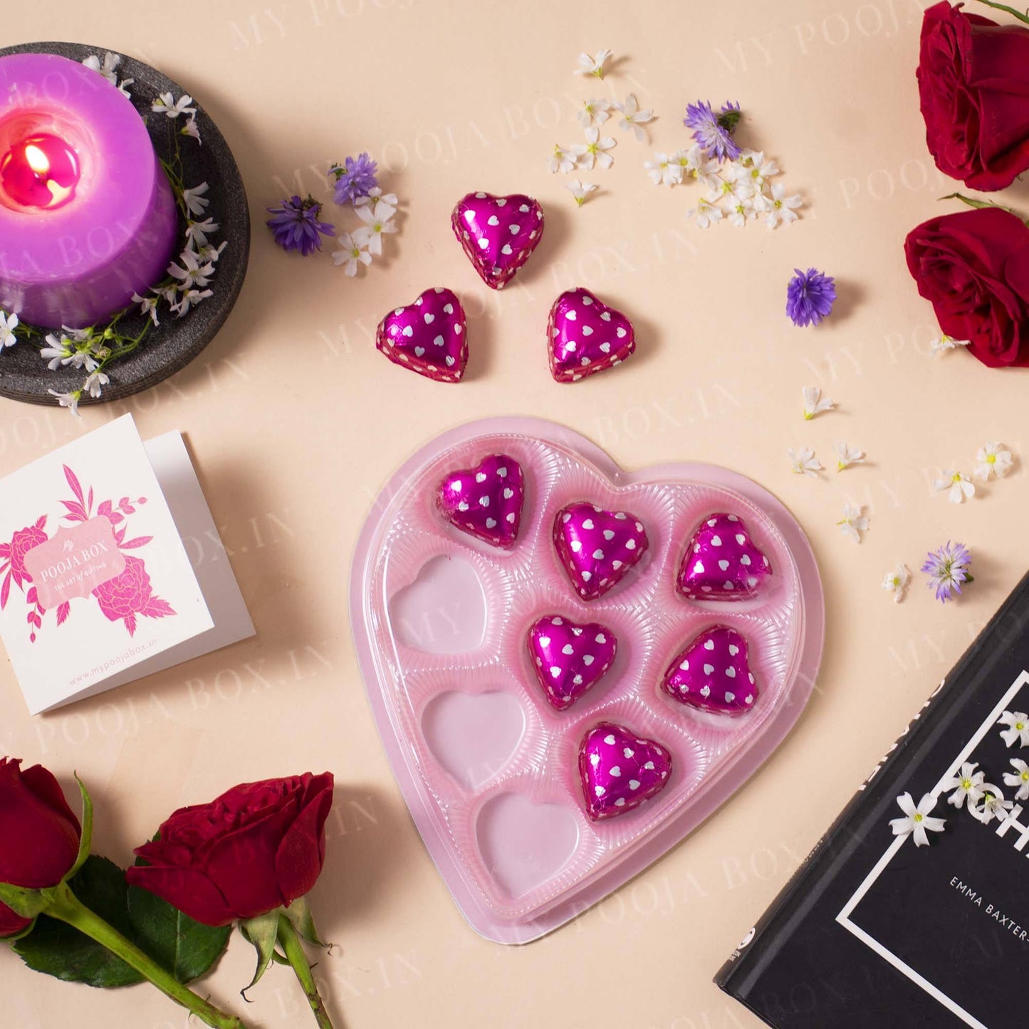 Valentine's Heart Chocolate Box