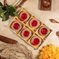 Red Gel Diya (Set of 6)