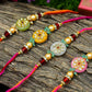 Stunning Round Kundan Rakhi Set of 4