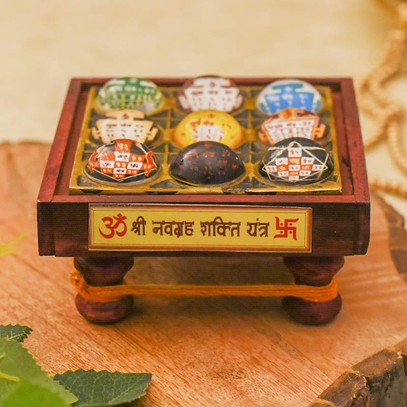 Splendid Nav Grah Chowki for Good Luck and Prosperity