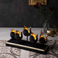 Classic Black Lotus T-light Holder