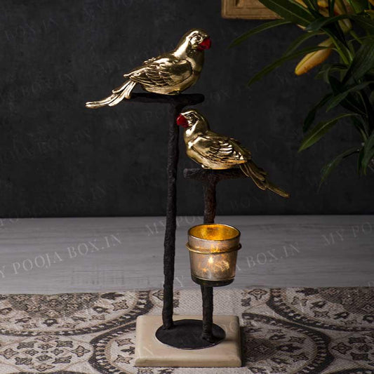 Enchaning Parrot T-light Holder