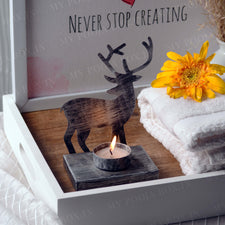 Decorative Deer T-light Holder