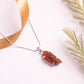 Sterling Silver Carnelian Crystal Pendant