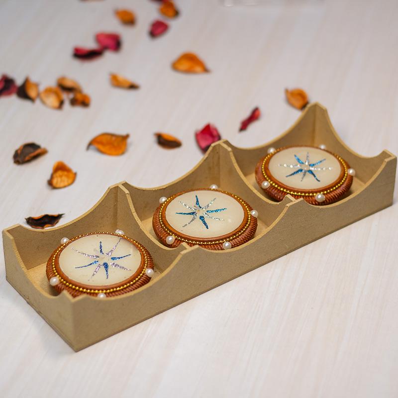 Diya Shaped Candles
