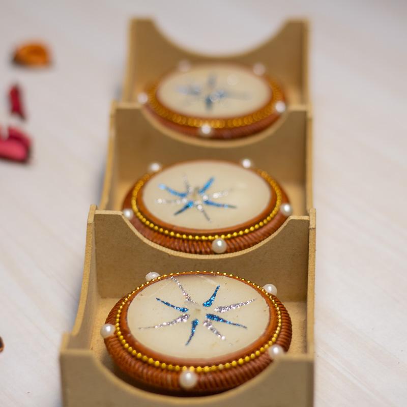 Diya Shaped Candles