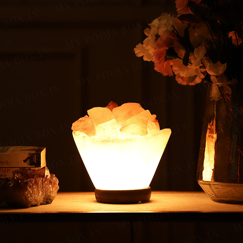 Himalayan Pink Salt Boat Glow Lamp