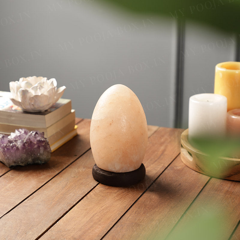 Himalayan Pink Salt Oval Glow Lamp