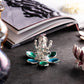 Charming Silver Finish Laxmi Idol