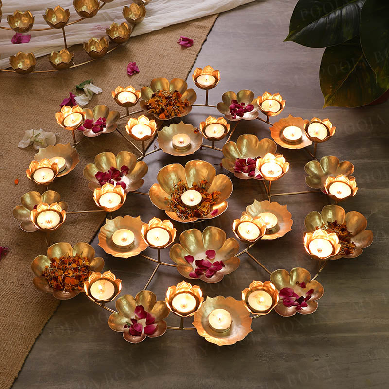 Grand Rangoli Urli/Tealight Stand