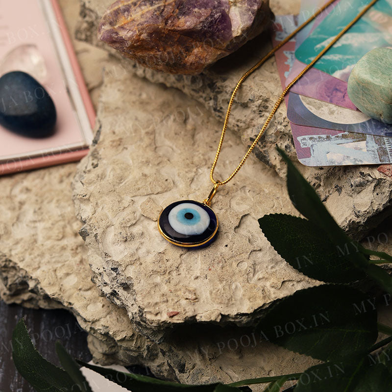 Indigo Blue Evil Eye Pendant