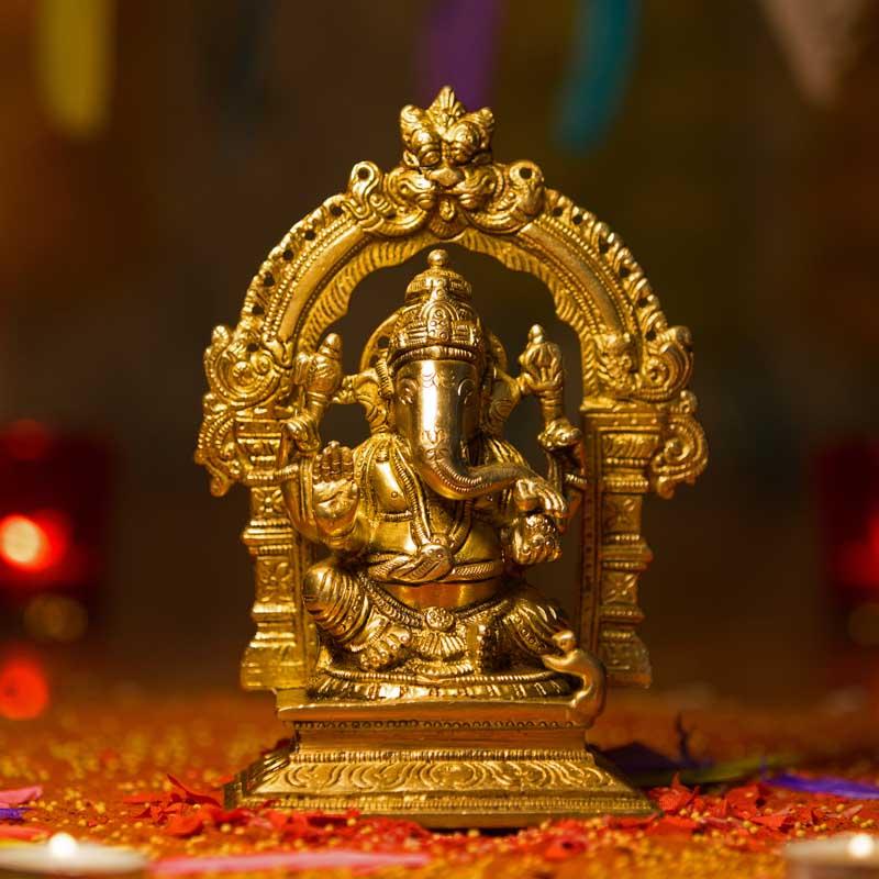 Handcrafted Brass Ganesh Idol