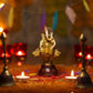 Brass Set of Six Musical Ganesha Idols