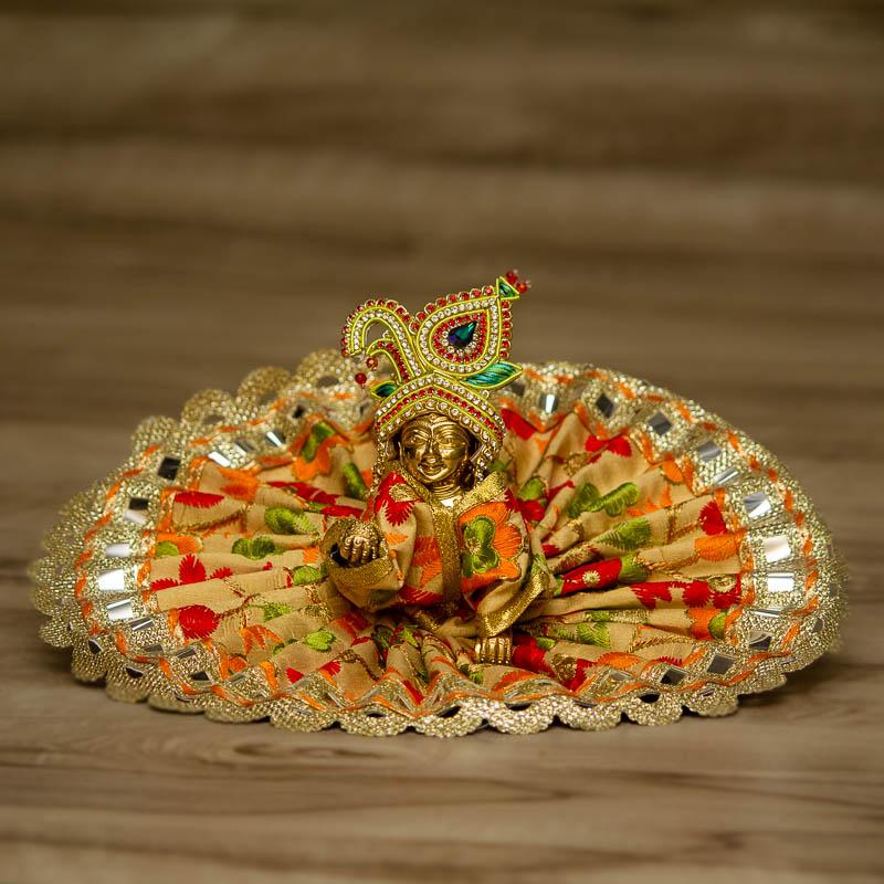 Laddu Gopal Dress With Mirror Work