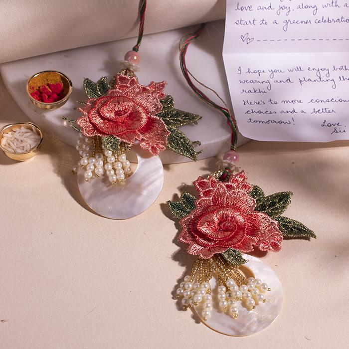 Gorgeous Floral Lumba Rakhi