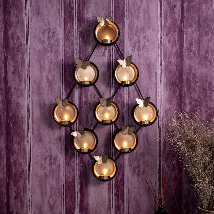 Monarch Wall Decor T-light Holder