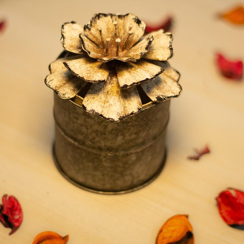 Scented Floral Candle- Small