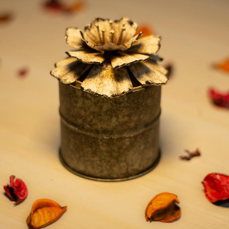 Scented Floral Candle- Small