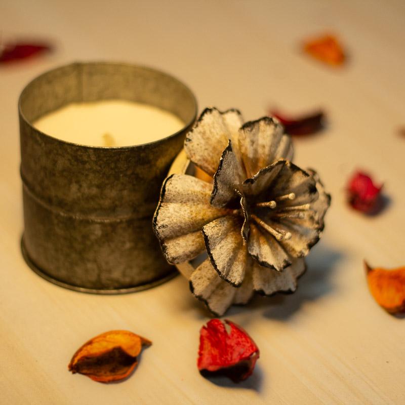 Scented Floral Candle- Small