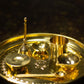 7 Piece Brass Pooja Thali Set