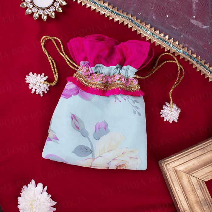 Exquisite Petite Floral Potli