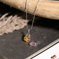 Sterling Silver Citrine Crystal Pendant