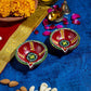 Swastik Eco Friendly Diya (set of 2)