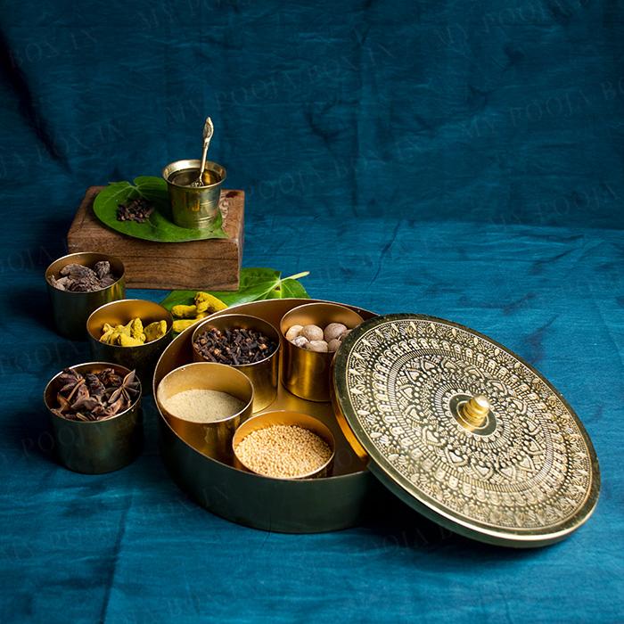 Elegant Traditional Pooja Samagridaan