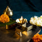 Spiritual Swastik Brass Diya