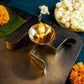 Spiritual Swastik Brass Diya