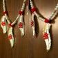 Elegant Silvery Leaf Toran for Home Decor